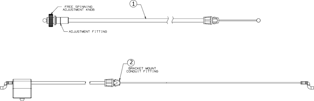 Cables Diagram and Parts List for 12AVB2M5345 2018 Yard Machines Lawn Mower